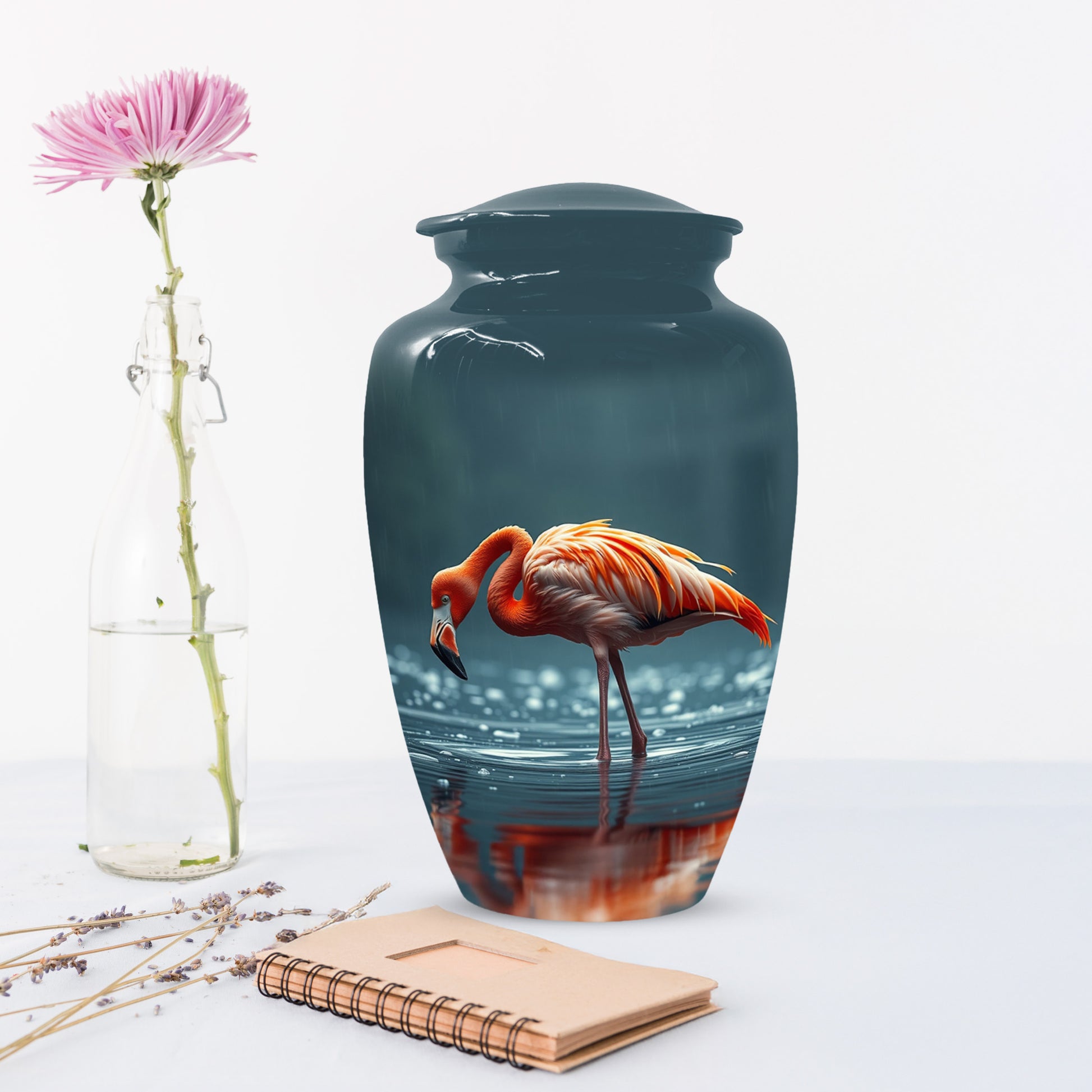 Flamingo Cremation Urn for Ashes – Custom Bird Memorial Urns for Adults