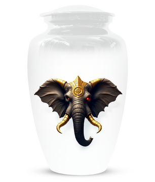 Elephant Urn for  Human Ashes – Custom Adult Cremation Urns for Dad, Mom, Men & Women|  Elephant Memorial Funeral