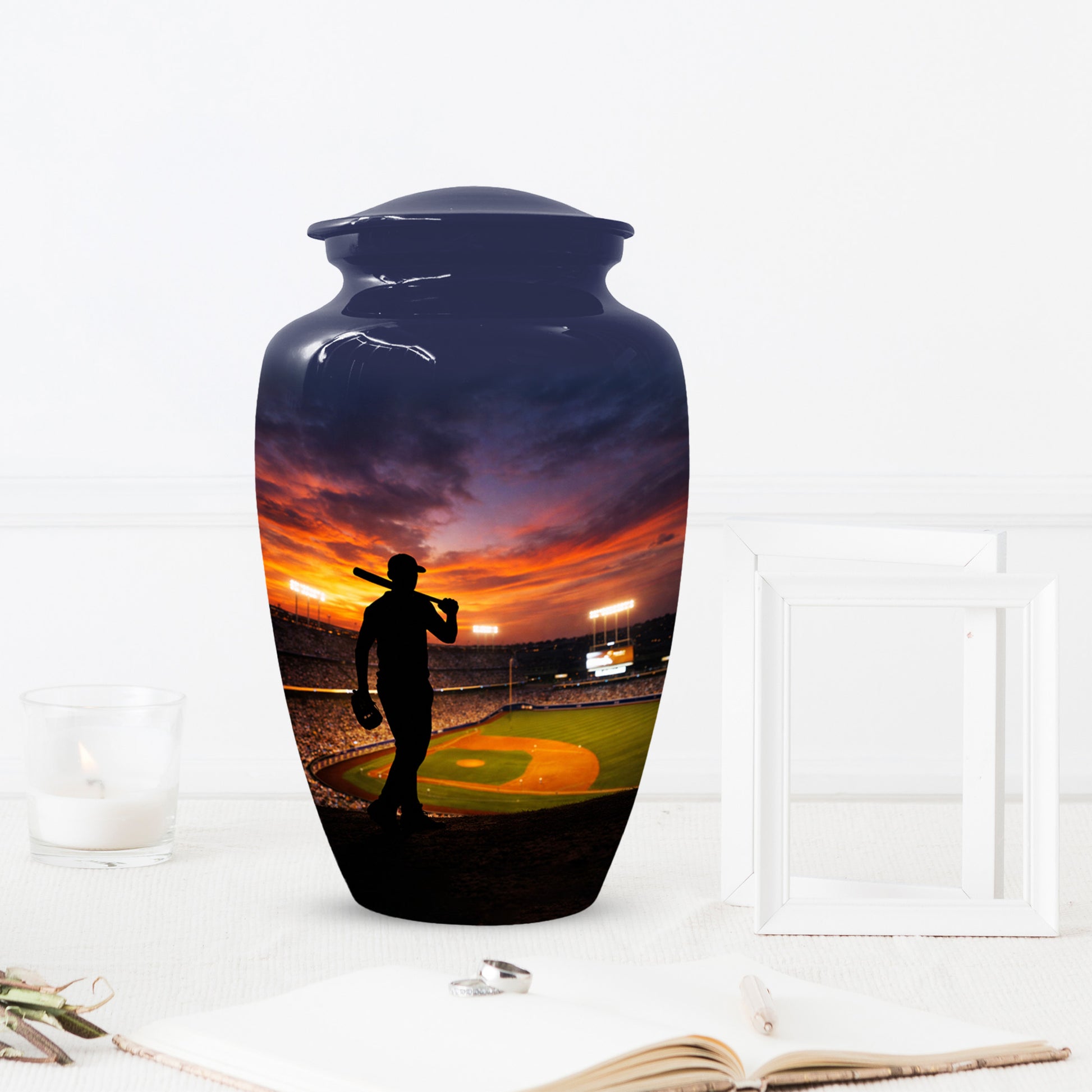 Baseball Memorial Urns for Ashes -  Personalized Cremation Keepsake for Dad | Custom Urn for Father