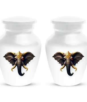 Elephant Urn for  Human Ashes – Custom Adult Cremation Urns for Dad, Mom, Men & Women|  Elephant Memorial Funeral
