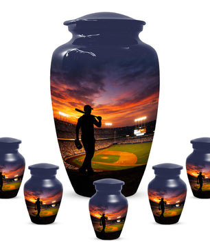 Baseball Memorial Urns for Ashes -  Personalized Cremation Keepsake for Dad | Custom Urn for Father
