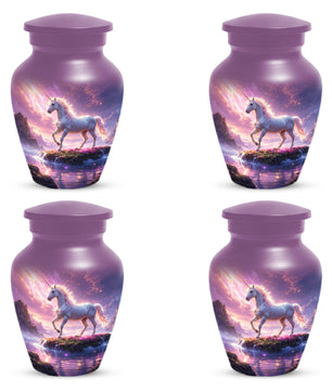 Personalized Unicorn Urn for Mom – Custom Fantasy Cremation Urn for Ashes