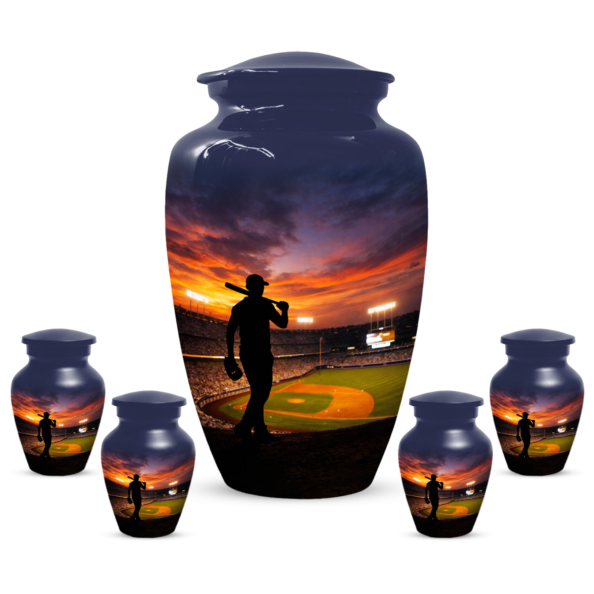 Baseball Memorial Urns for Ashes -  Personalized Cremation Keepsake for Dad | Custom Urn for Father