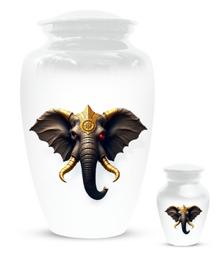 Elephant Urn for  Human Ashes – Custom Adult Cremation Urns for Dad, Mom, Men & Women|  Elephant Memorial Funeral