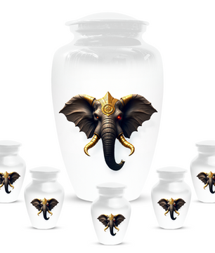Elephant Urn for  Human Ashes – Custom Adult Cremation Urns for Dad, Mom, Men & Women|  Elephant Memorial Funeral