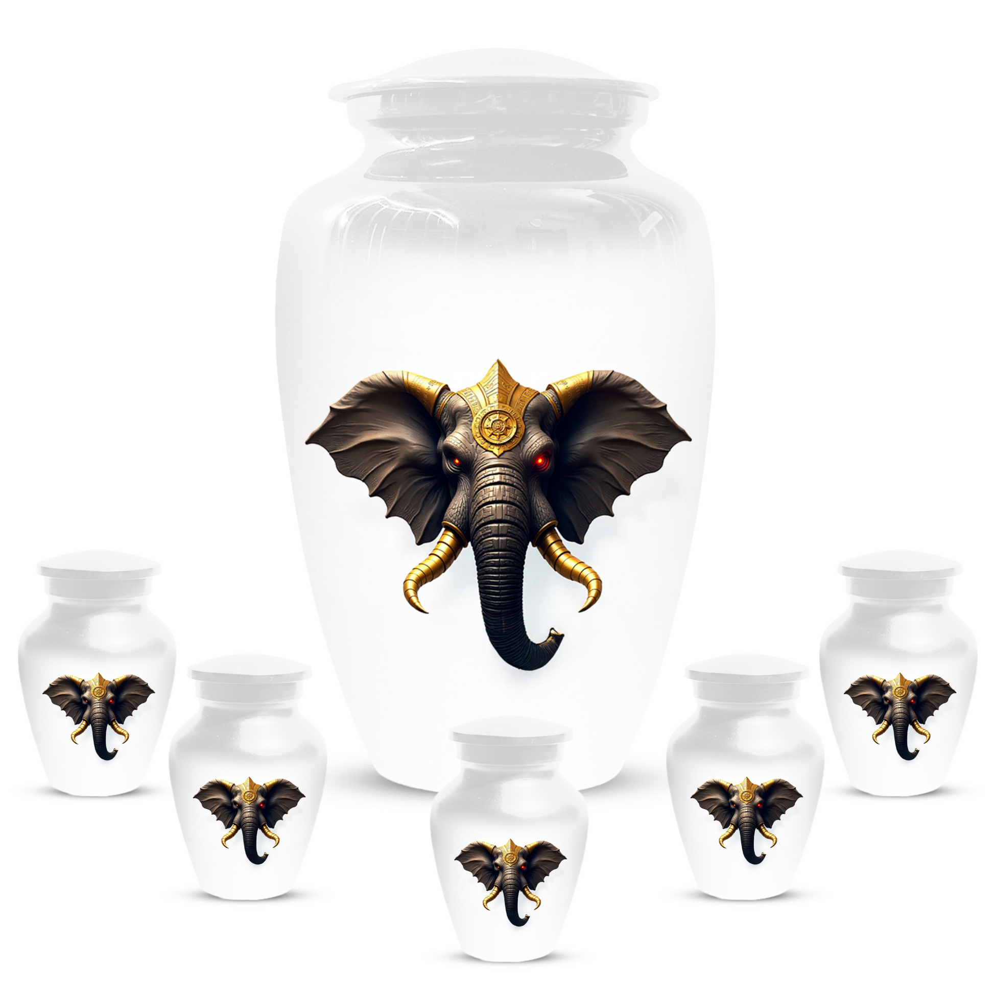 Elephant Urn for  Human Ashes – Custom Adult Cremation Urns for Dad, Mom, Men & Women|  Elephant Memorial Funeral