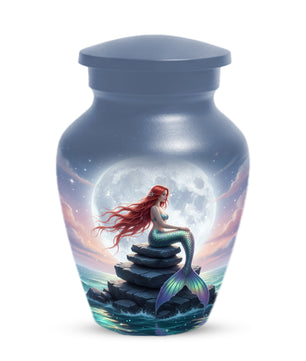 Mermaid Urn for Mom – Moonlit Mermaid Cremation Urns for Mother Ashes