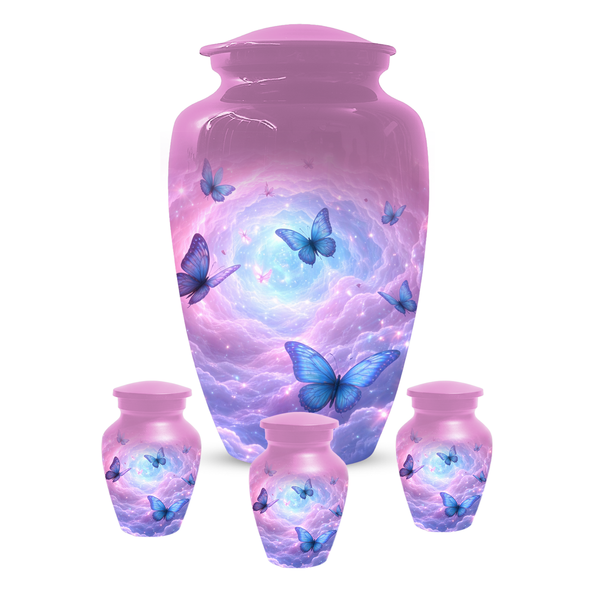 Butterfly Memorial Urn for Ashes, Custom Butterfly Cremation Urn