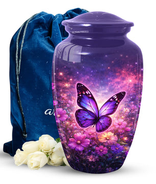 Butterfly Urn for Mom | Butterfly Large  Urns for Human Ashes |Adult Female Cremation Urn