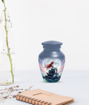 Mermaid Urn for Mom – Moonlit Mermaid Cremation Urns for Mother Ashes