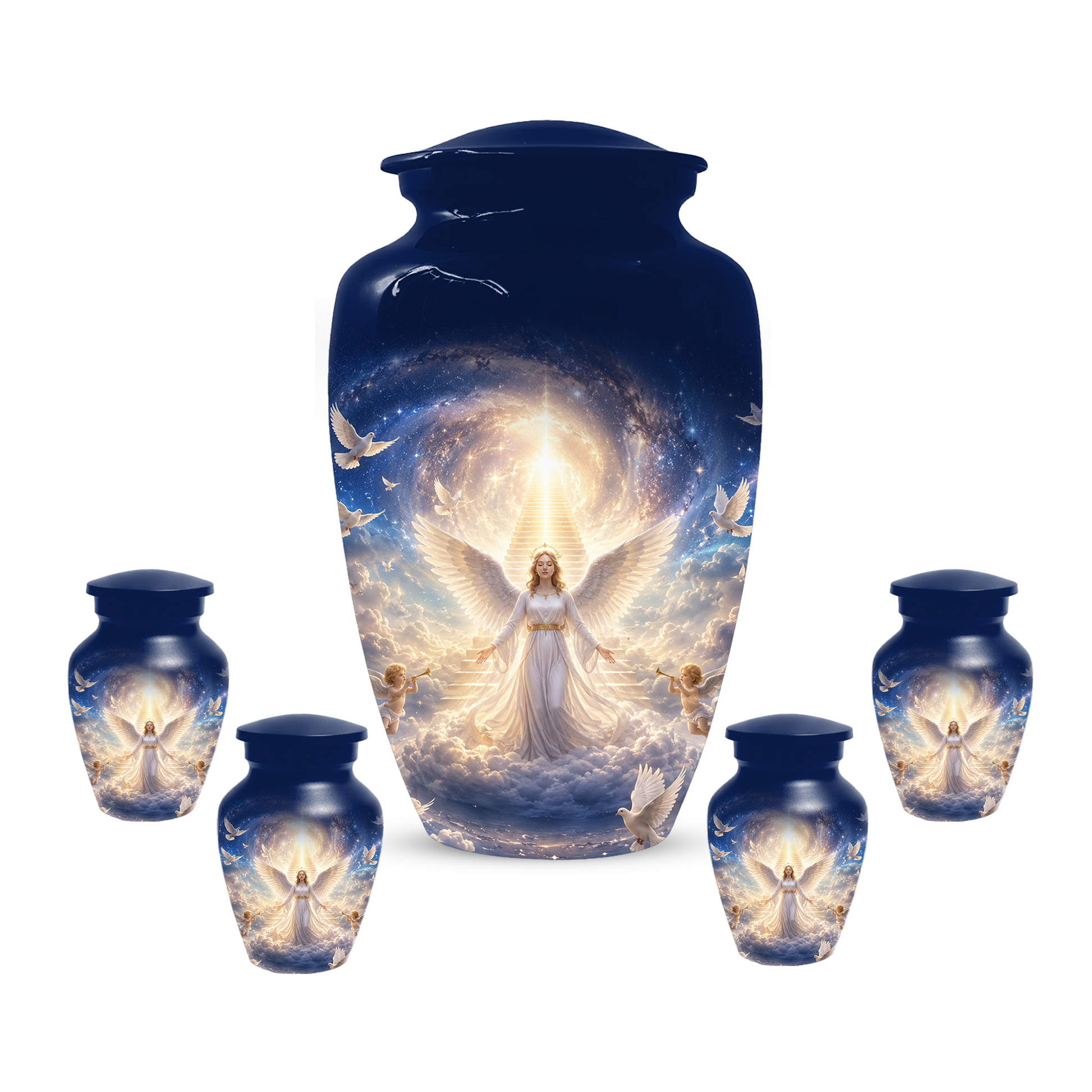 Angel  Cremation  Urn for Ashes - Heavenly Memorial  Keepsake for Women