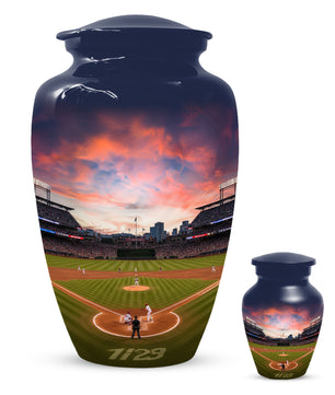 Baseball Stadium Cremation Urn for Human Ashes | Adult Urn