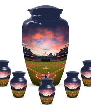 Baseball Stadium Cremation Urn for Human Ashes | Adult Urn