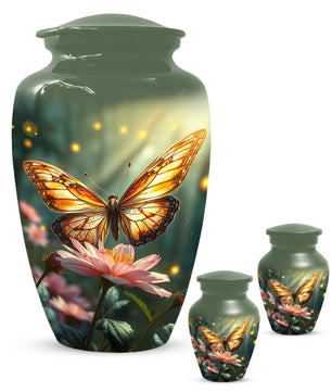Butterfly Memorial Urn for Ashes -  Personalized Cremation Keepsake for Mom