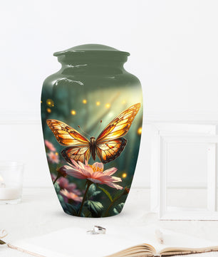 Butterfly Memorial Urn for Ashes -  Personalized Cremation Keepsake for Mom