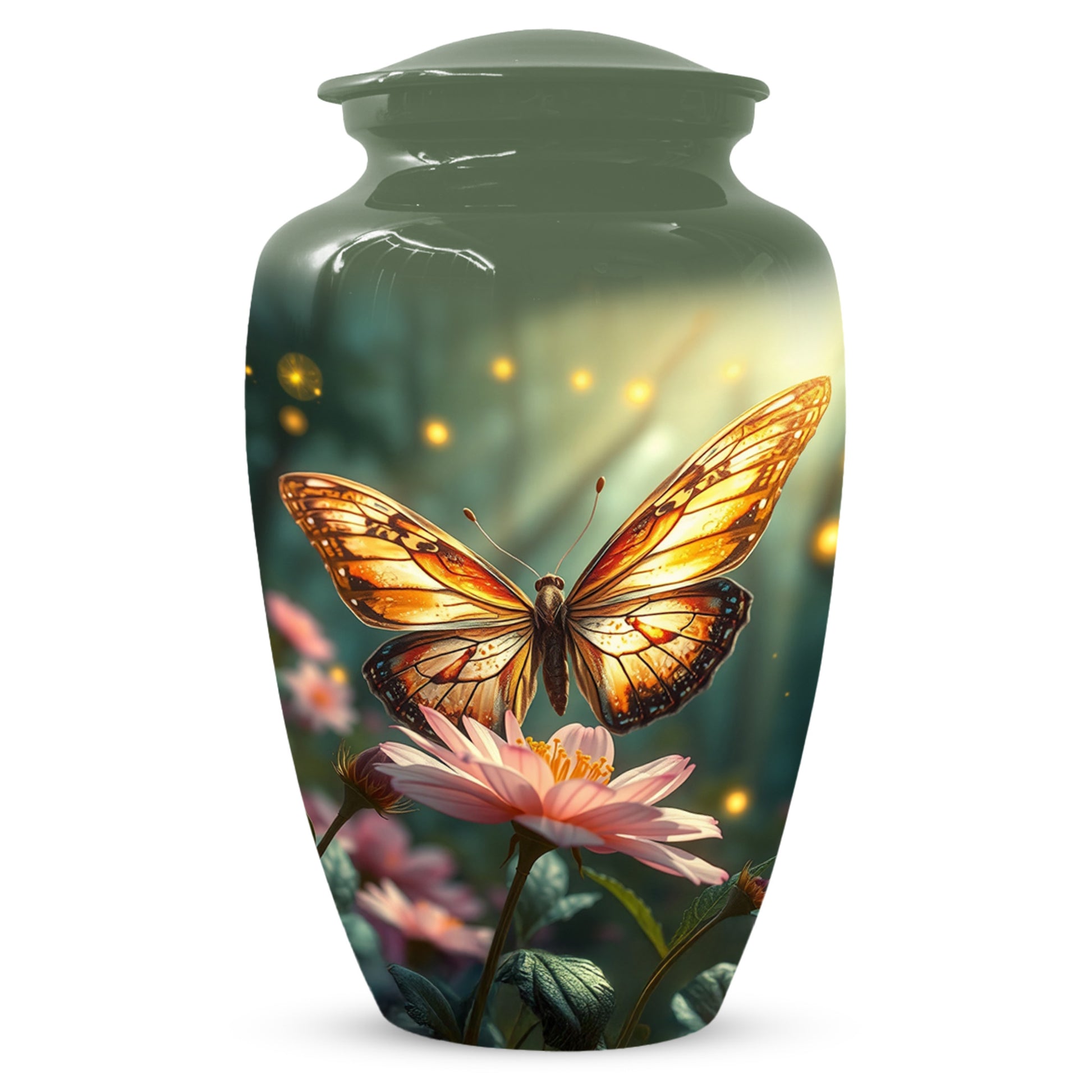 Butterfly Memorial Urn for Ashes -  Personalized Cremation Keepsake for Mom