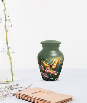 Butterfly Memorial Urn for Ashes -  Personalized Cremation Keepsake for Mom