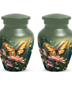 Butterfly Memorial Urn for Ashes -  Personalized Cremation Keepsake for Mom