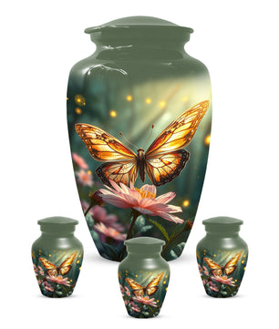 Butterfly Memorial Urn for Ashes -  Personalized Cremation Keepsake for Mom