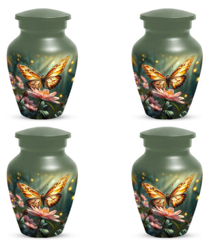 Butterfly Memorial Urn for Ashes -  Personalized Cremation Keepsake for Mom