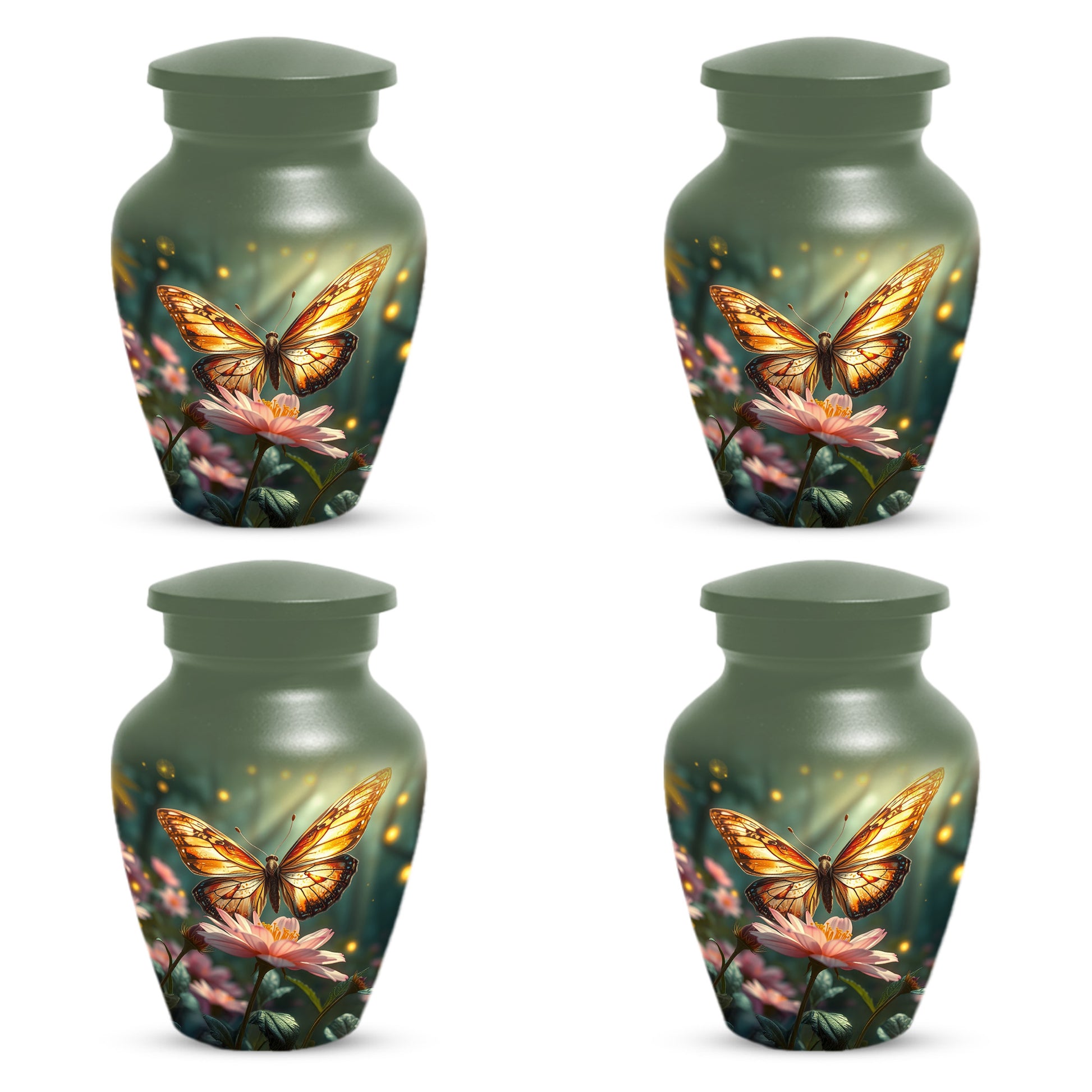 Butterfly Memorial Urn for Ashes -  Personalized Cremation Keepsake for Mom